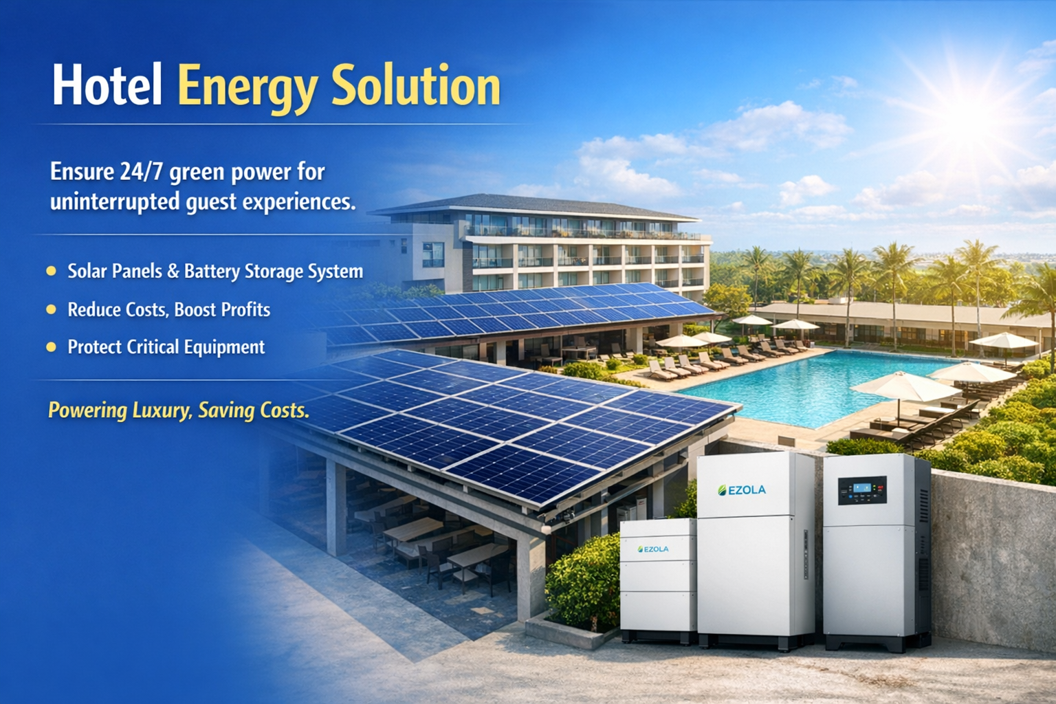 Hotel Industry Solar Solution